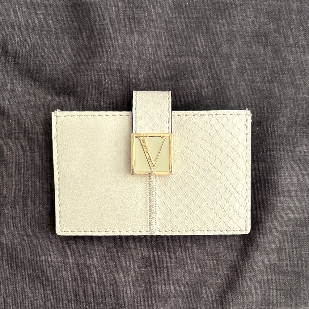 Victorias Secret Cream Textured Card Holder